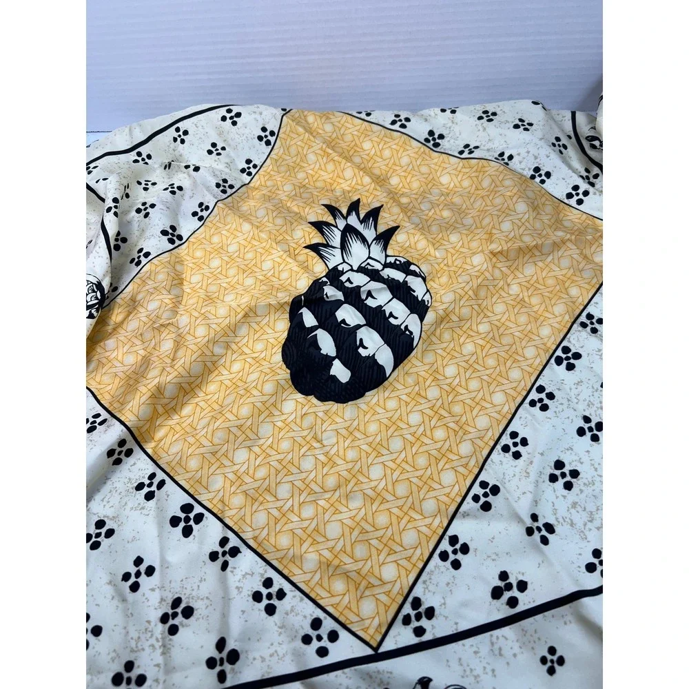 Villeroy & Boch Switch Plantation Vintage Silk Scarf Gallo Design 35x35 Square